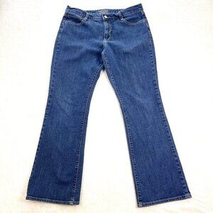 OLD NAVY Jeans The Dreamer Womens Size 12 Regular Boot Cut Blue Demin Mid Rise
